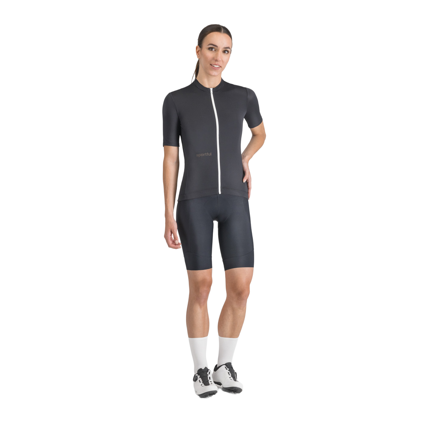 Maillot SPORTFUL CLASSIC Manches Courtes Femme Noir