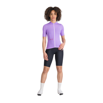 Moteriški marškinėliai SPORTFUL CLASSIC trumpomis rankovėmis, violetiniai