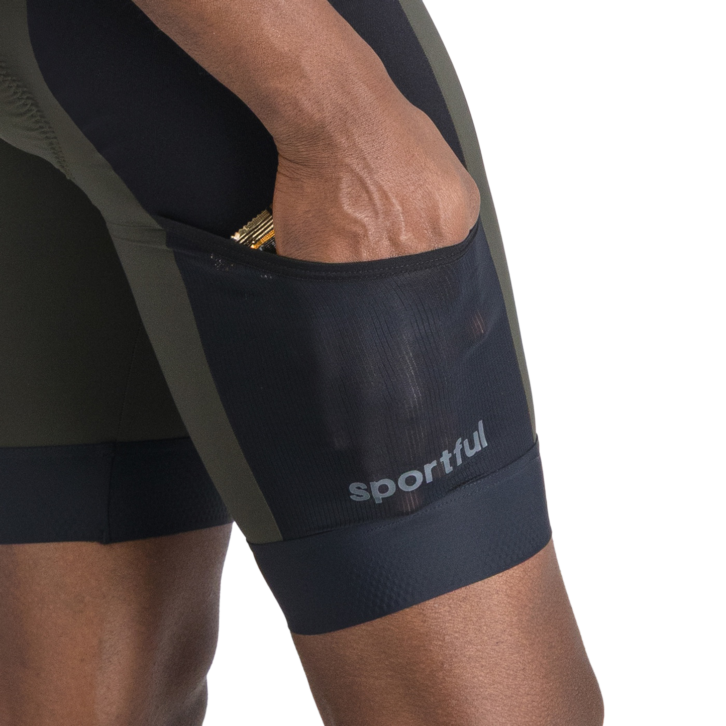Cuissard Court à bretelles SPORTFUL SUPERGIARA 2 Kaki/Noir