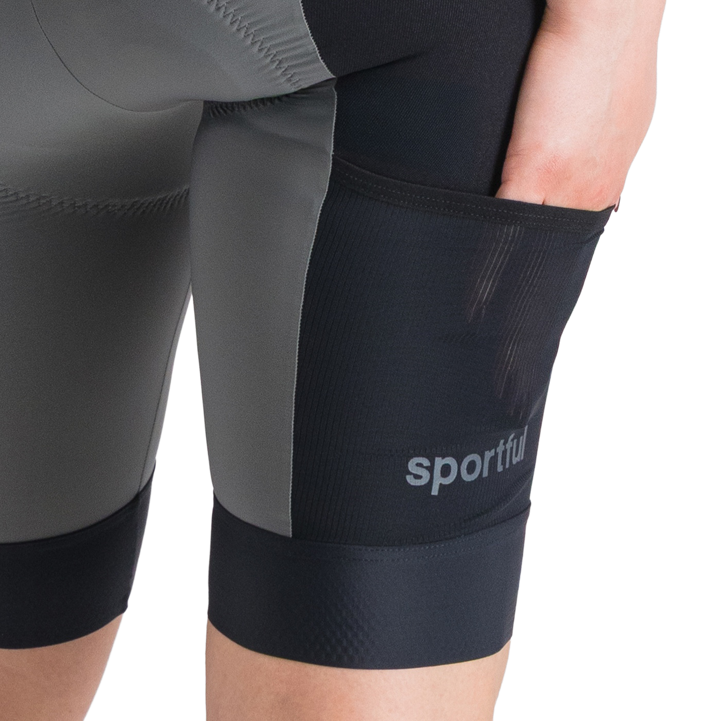 Cuissard Court à Bretelles SPORTFUL SUPERGIARA 2 Femme Gris/Noir