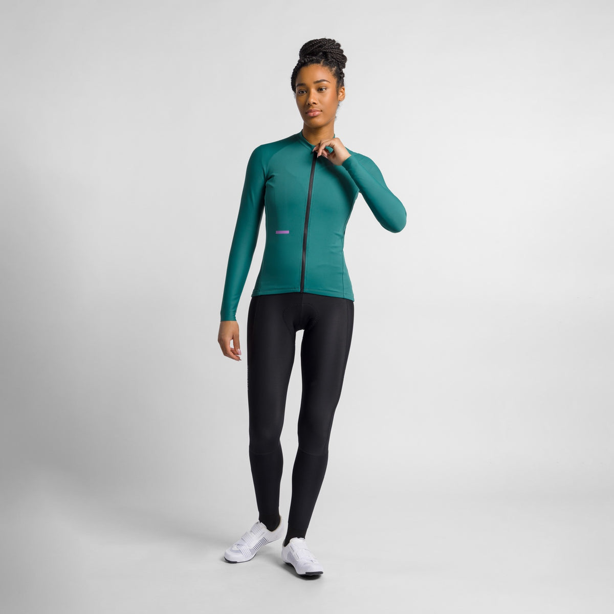 SPORTFUL SUPERNOVA langærmet cykeltrøje til kvinder – grøn