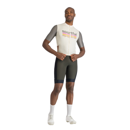 Maillot SPORTFUL SUPERGIARA 2 LOGO Manches Courtes Crème