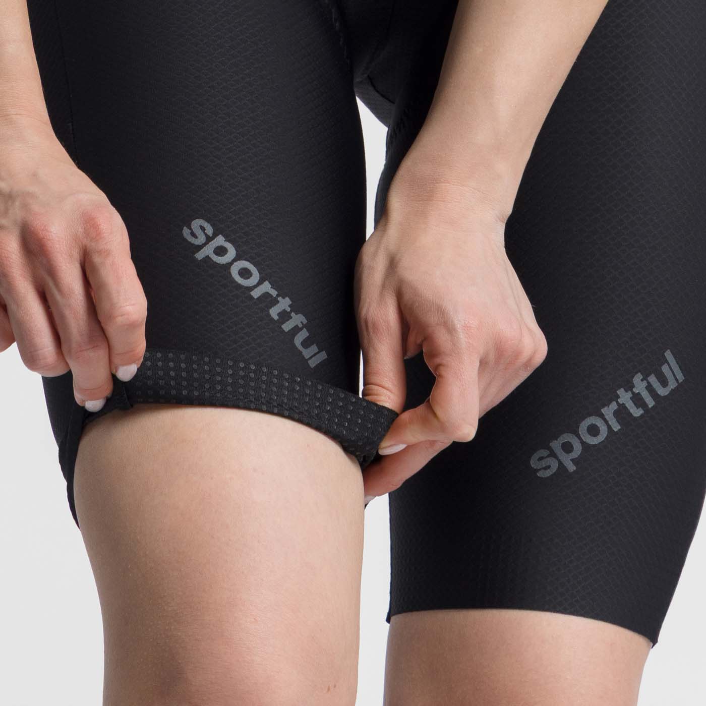 Korte Fietsbroek met Bretels SPORTFUL HYPEREPIC Dames Zwart