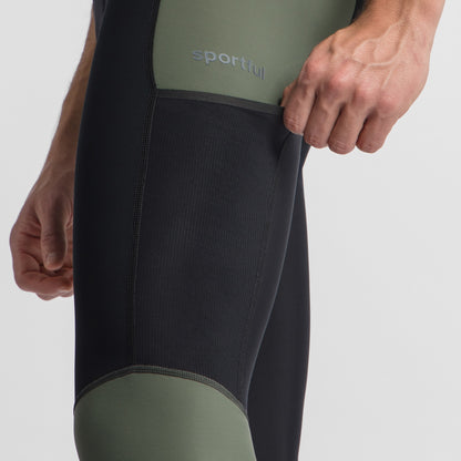 SPORTFUL SUPERGIARA 2 rohelised/mustad pikad traksidega püksid