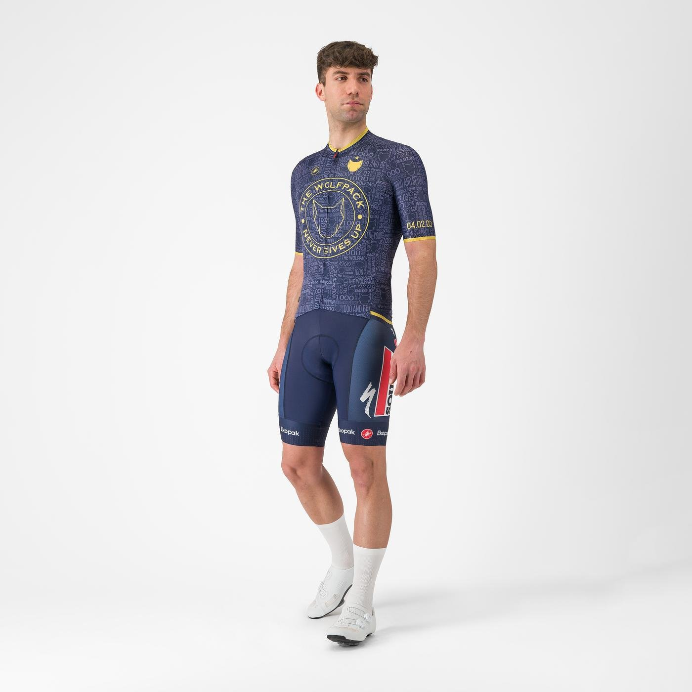 Maillot CASTELLI WOLFPACK 1000 VICTORY Manches Courtes Marine