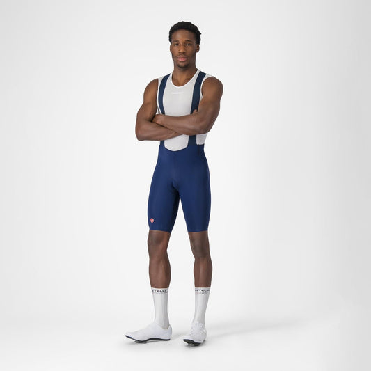 Cuissard Court à Bretelles CASTELLI FREE AERO RACE S Marine