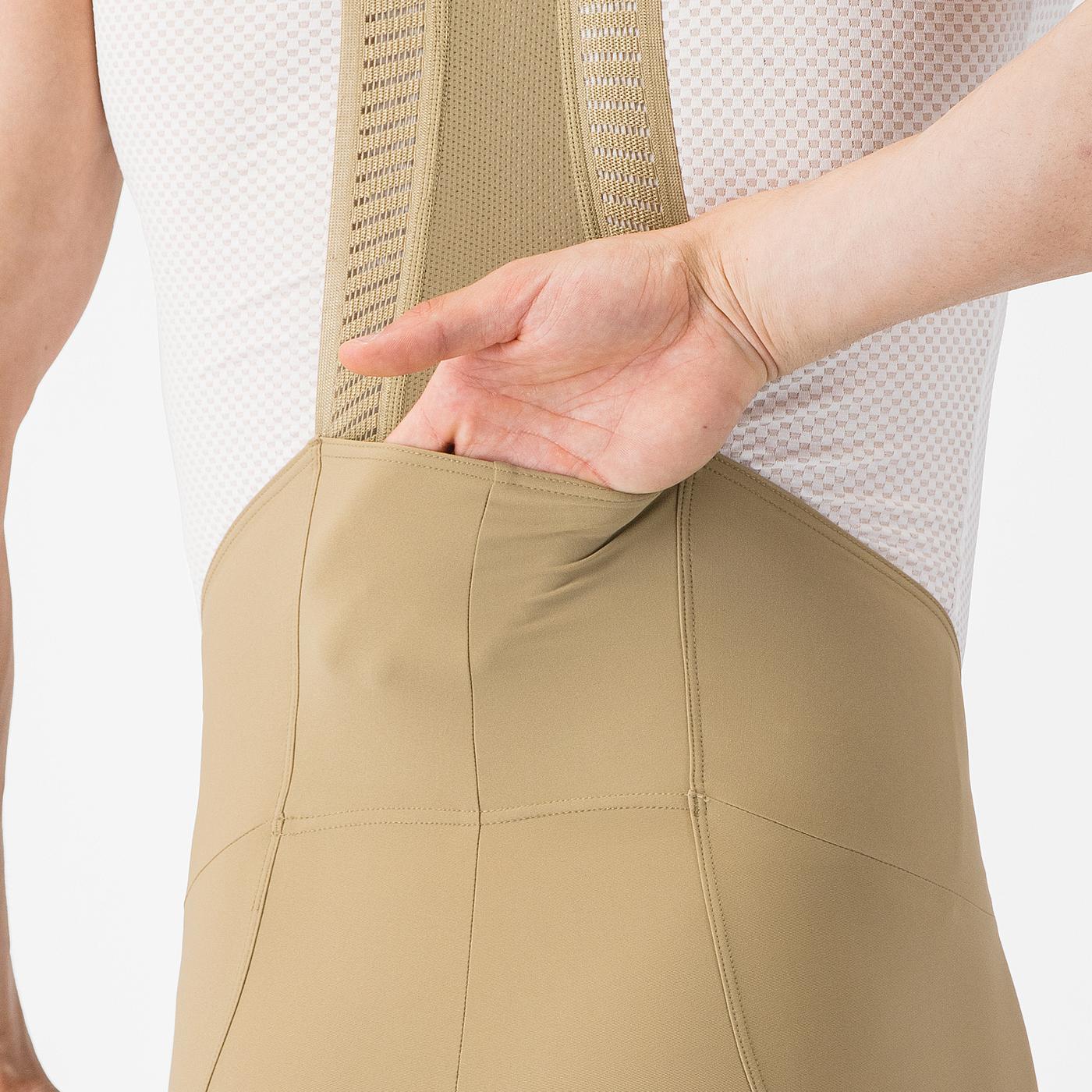 Cykelshorts med Seler CASTELLI ESPRESSO 2 Beige Elmwood
