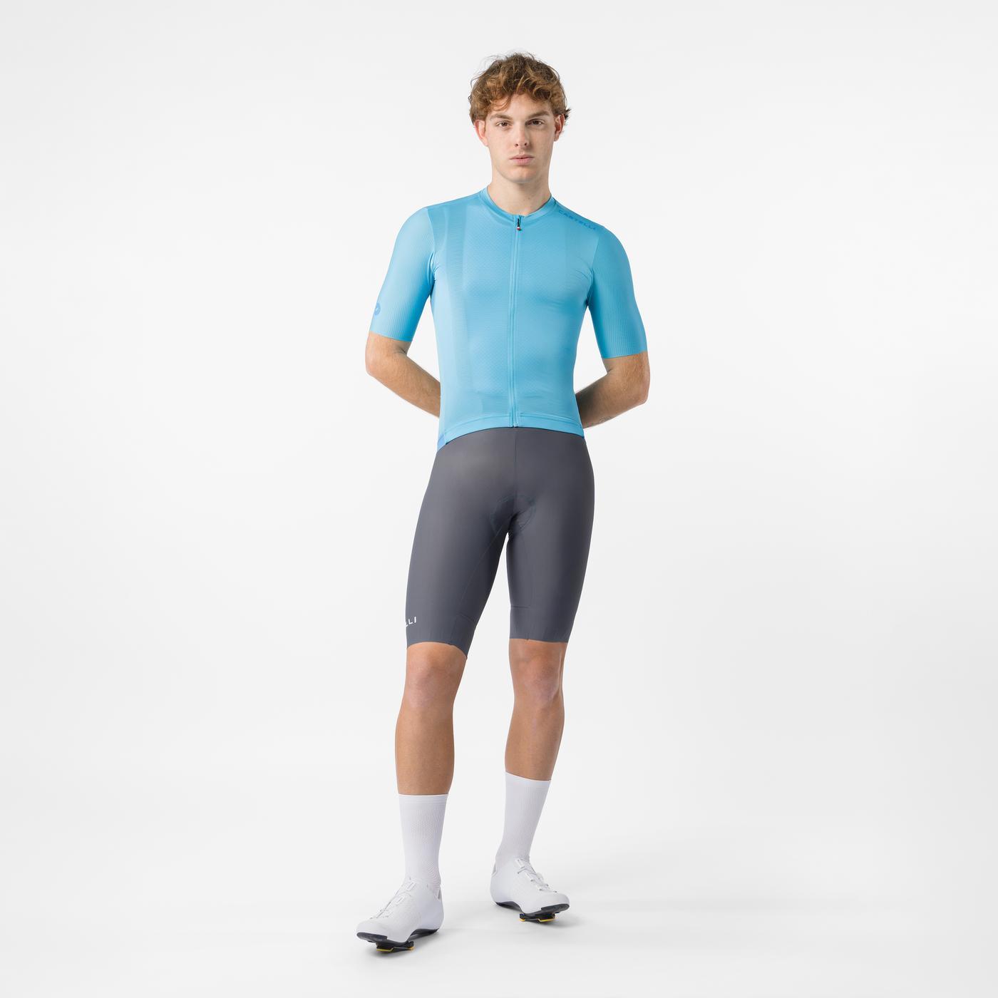 Fietsshirt CASTELLI ESPRESSO 2 Korte Mouwen Turquoise