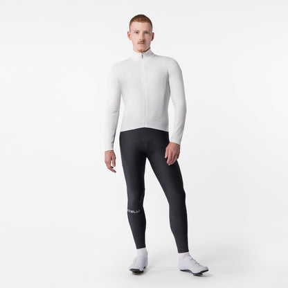 Tricou de ciclism cu mâneci lungi CASTELLI COMPETIZIONE THERMAL, fildeșiu