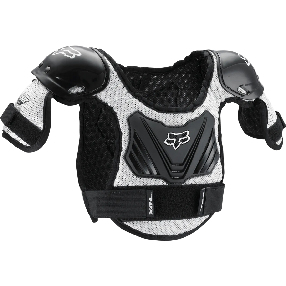 FOX PEEWEE TITAN ROOST Junior bröstskydd svart/silver