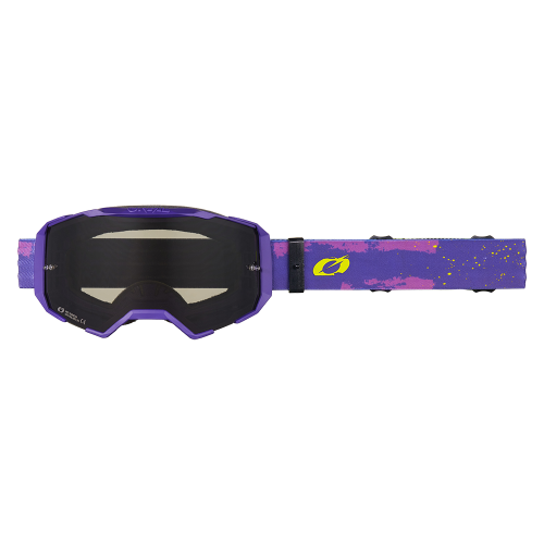 Maschera O'NEAL B-22 PAINT Viola/Giallo Fluo