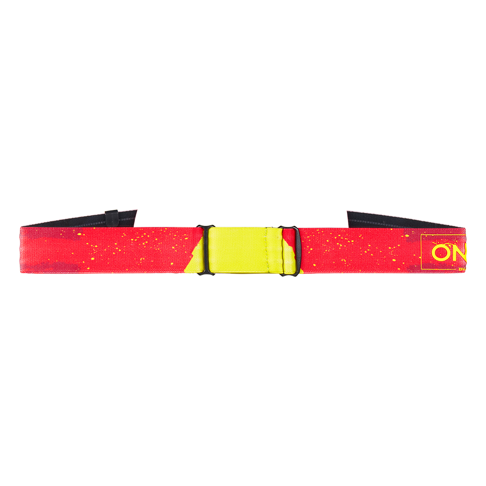 Masque O'NEAL B-22 PAINT Rouge/Jaune Fluo