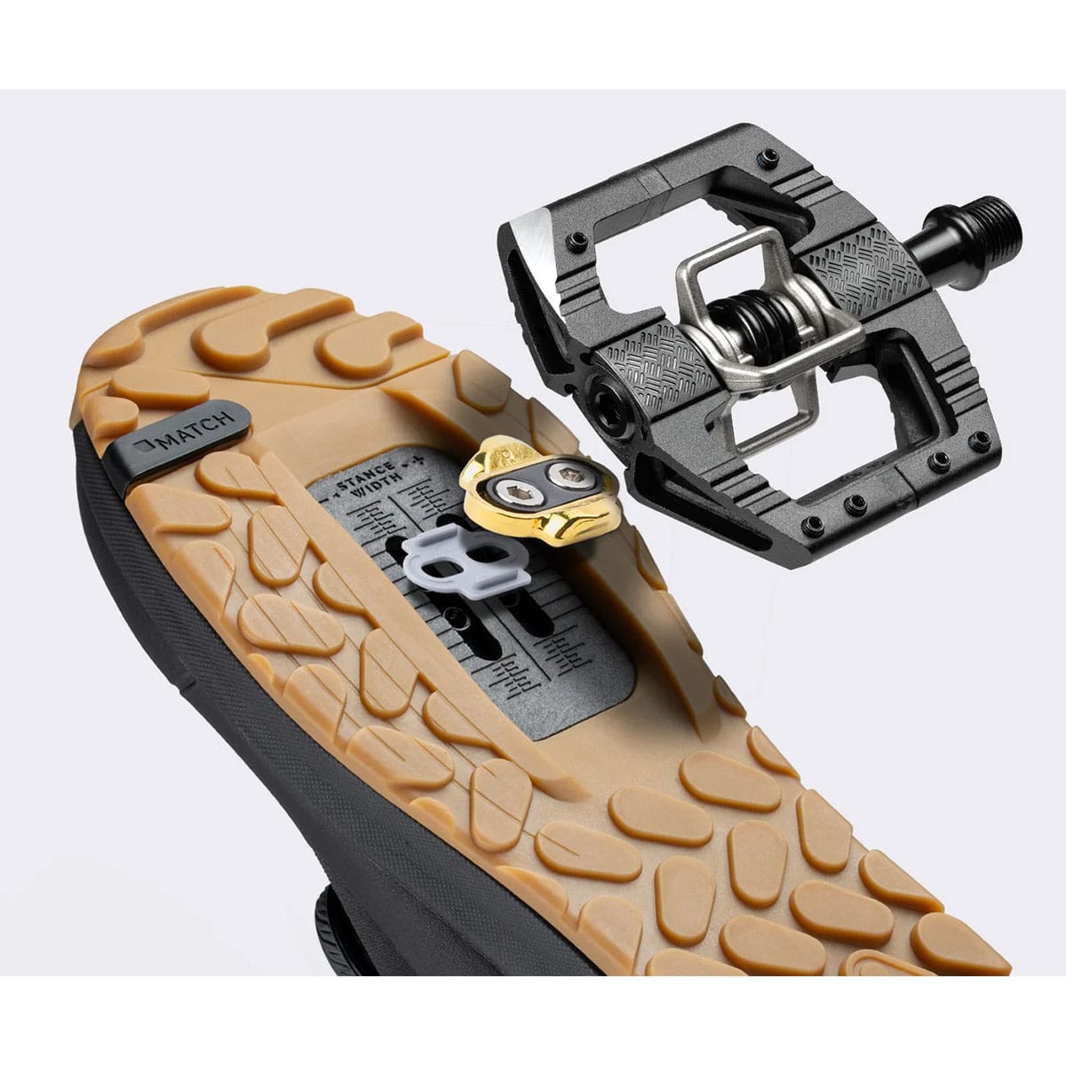 MTB-sko CRANKBROTHERS MALLET TRAIL BOA CLIP Sort/Guld