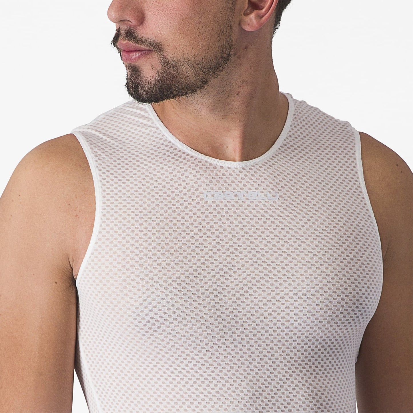 Alusvaate CASTELLI PRO MESH 2.0 Hihaton Valkoinen