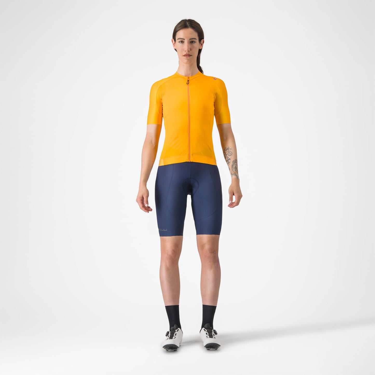 Maillot CASTELLI ESPRESSO Femme Manches Courtes Orange