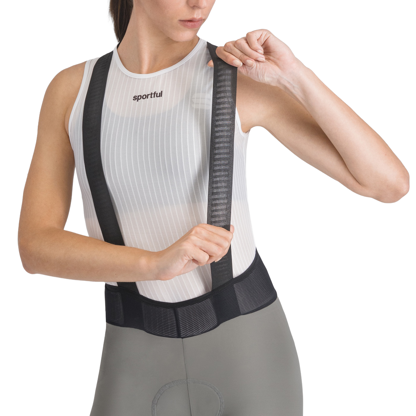 Cuissard Court à Bretelles SPORTFUL SRK Femme Gris