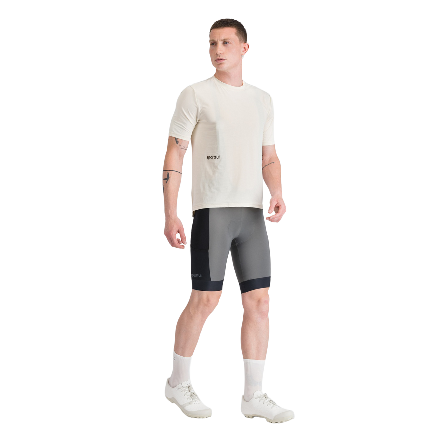 Cuissard Court à bretelles SPORTFUL SUPERGIARA 2 Gris/Noir