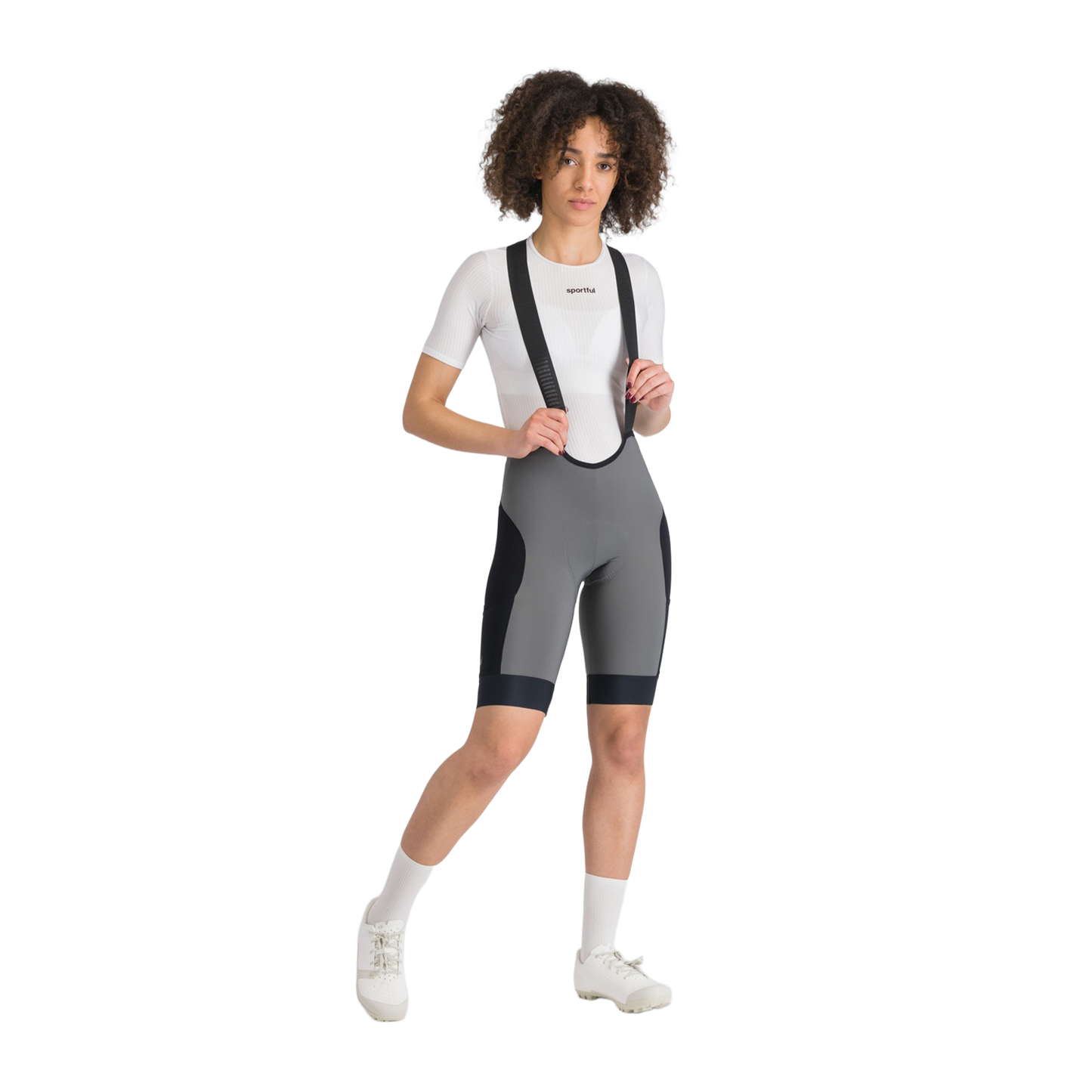 Cuissard Court à Bretelles SPORTFUL SUPERGIARA 2 Femme Gris/Noir