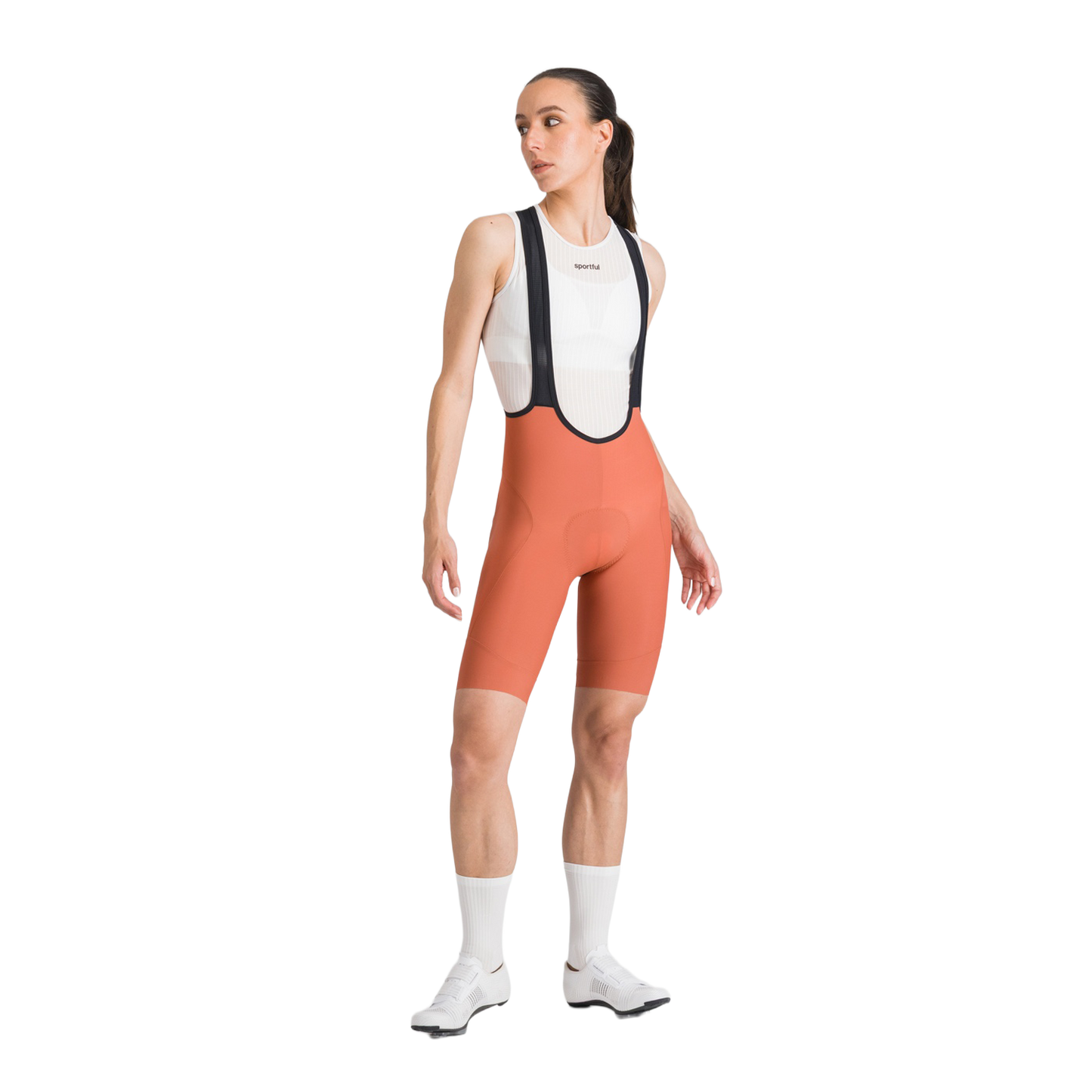 Cuissard Court à Bretelles SPORTFUL PULSE Femme Orange