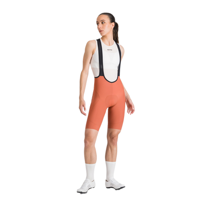 Lühikesed Jalgrattapüksid Traksidega SPORTFUL PULSE Naiste Oranž