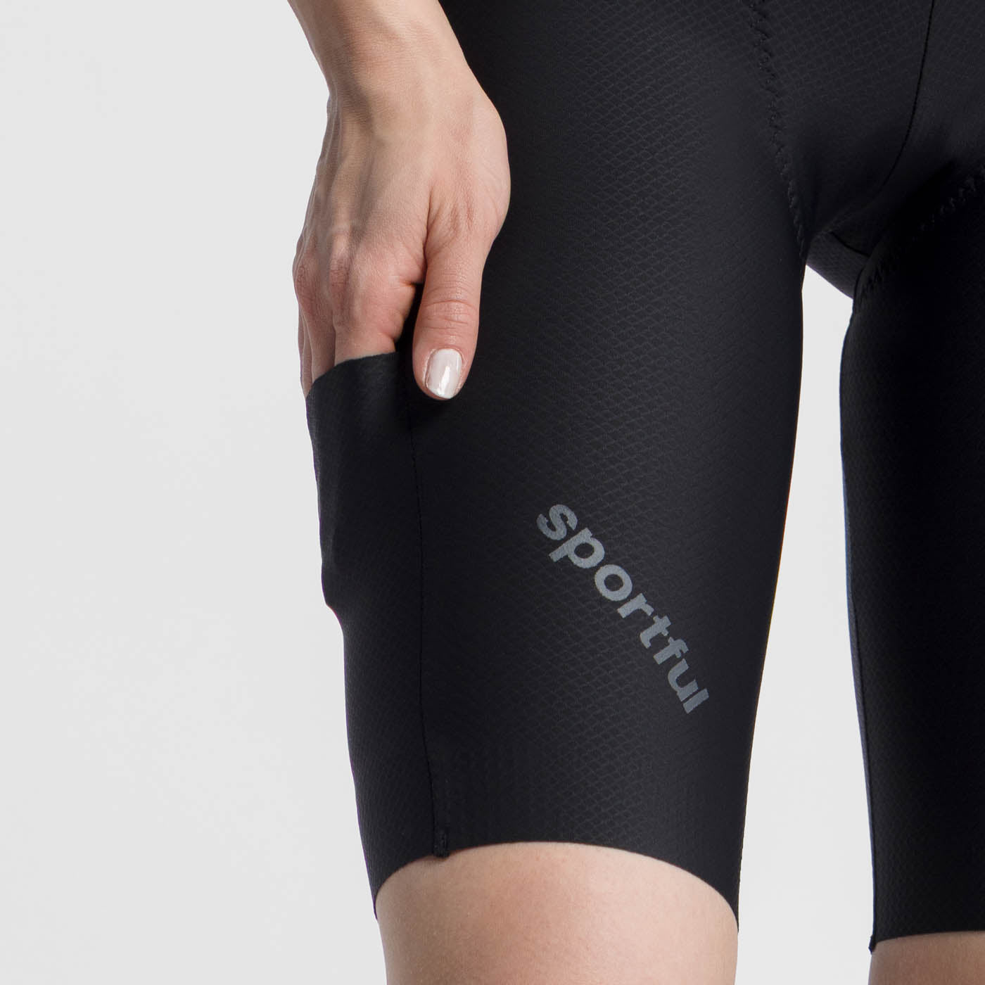 Korte Fietsbroek met Bretels SPORTFUL HYPEREPIC Dames Zwart