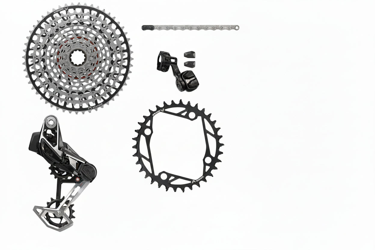 Groupe SRAM XX EAGLE E-MTB 104BCD AXS T-TYPE 36 Dents 10/52 USB-C