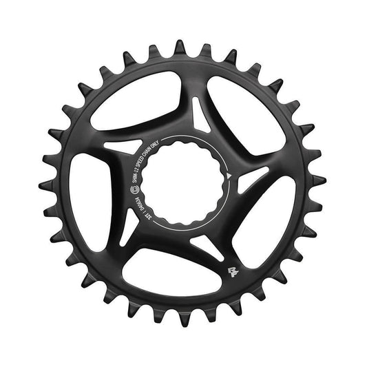 RACE FACE SHIMANO CINCH -yksittäiseturatas, 12-vaihteinen, suorakiinnitys — eturatas valkoisella taustalla