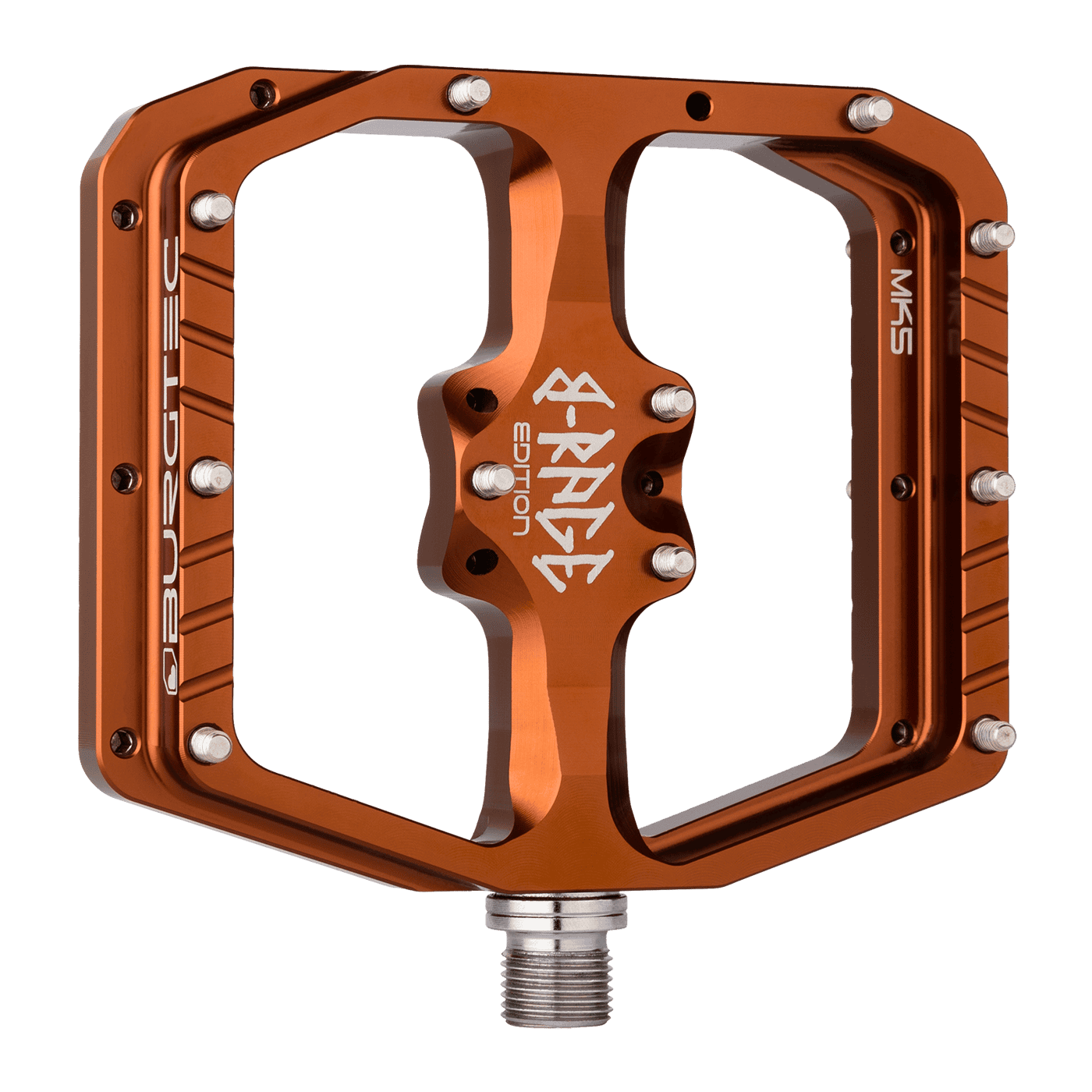 Flade pedaler BURGTEC PENTHOUSE FLAT MK5 B-RAGE EDITION Kash Bronze