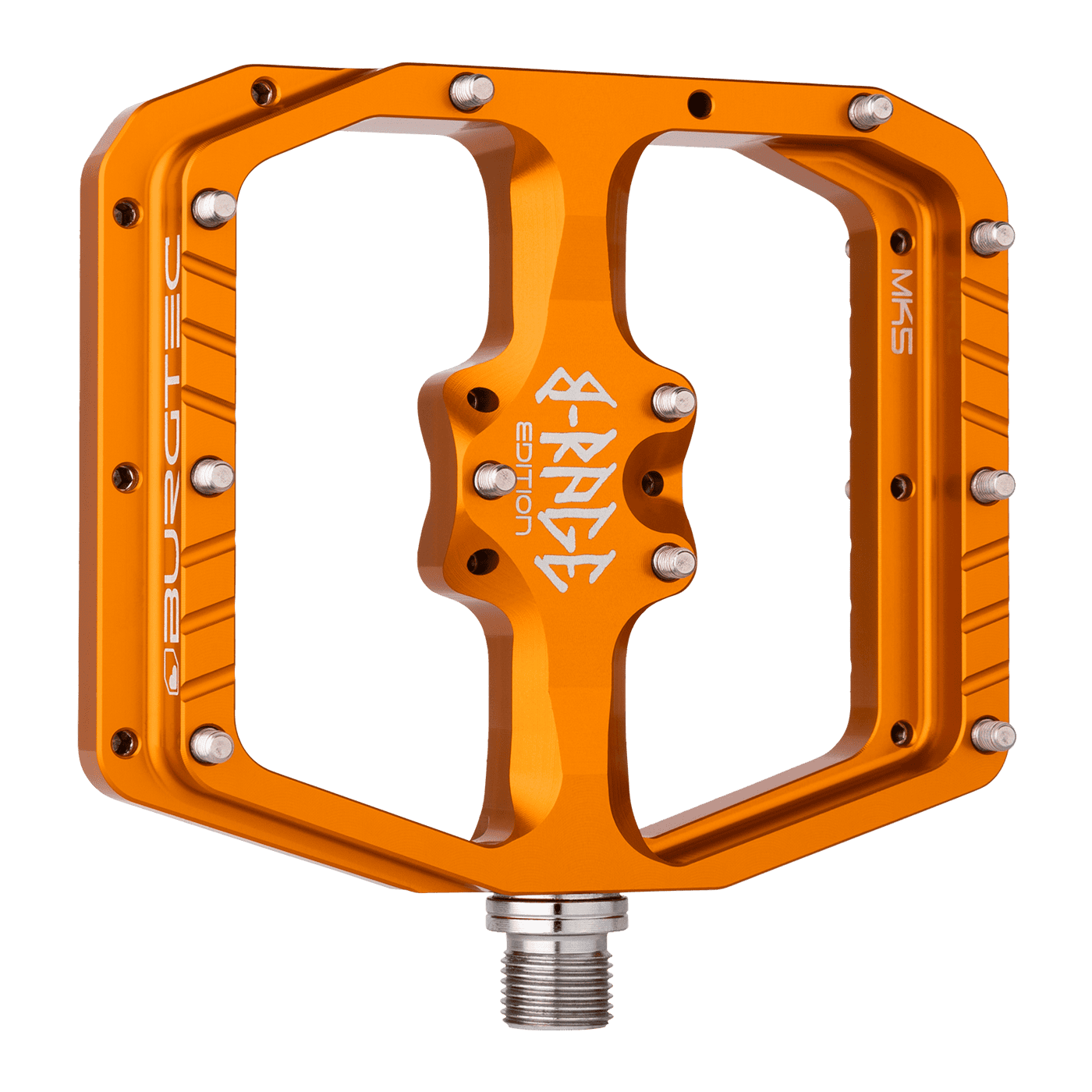 Flade Pedaler BURGTEC PENTHOUSE FLAT MK5 B-RAGE EDITION Orange