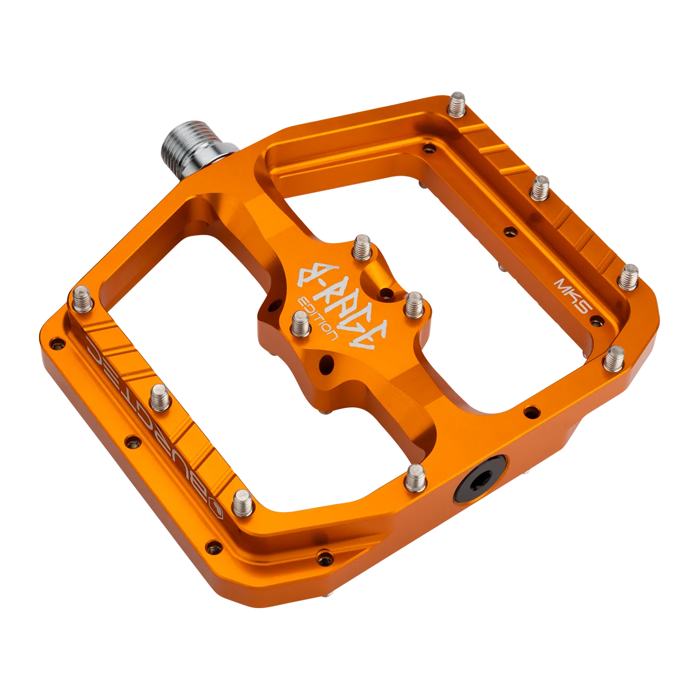 Flade Pedaler BURGTEC PENTHOUSE FLAT MK5 B-RAGE EDITION Orange