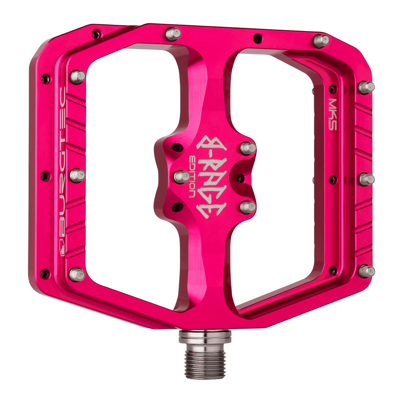 Flade Pedaler BURGTEC PENTHOUSE FLAT MK5 B-RAGE EDITION Rosa