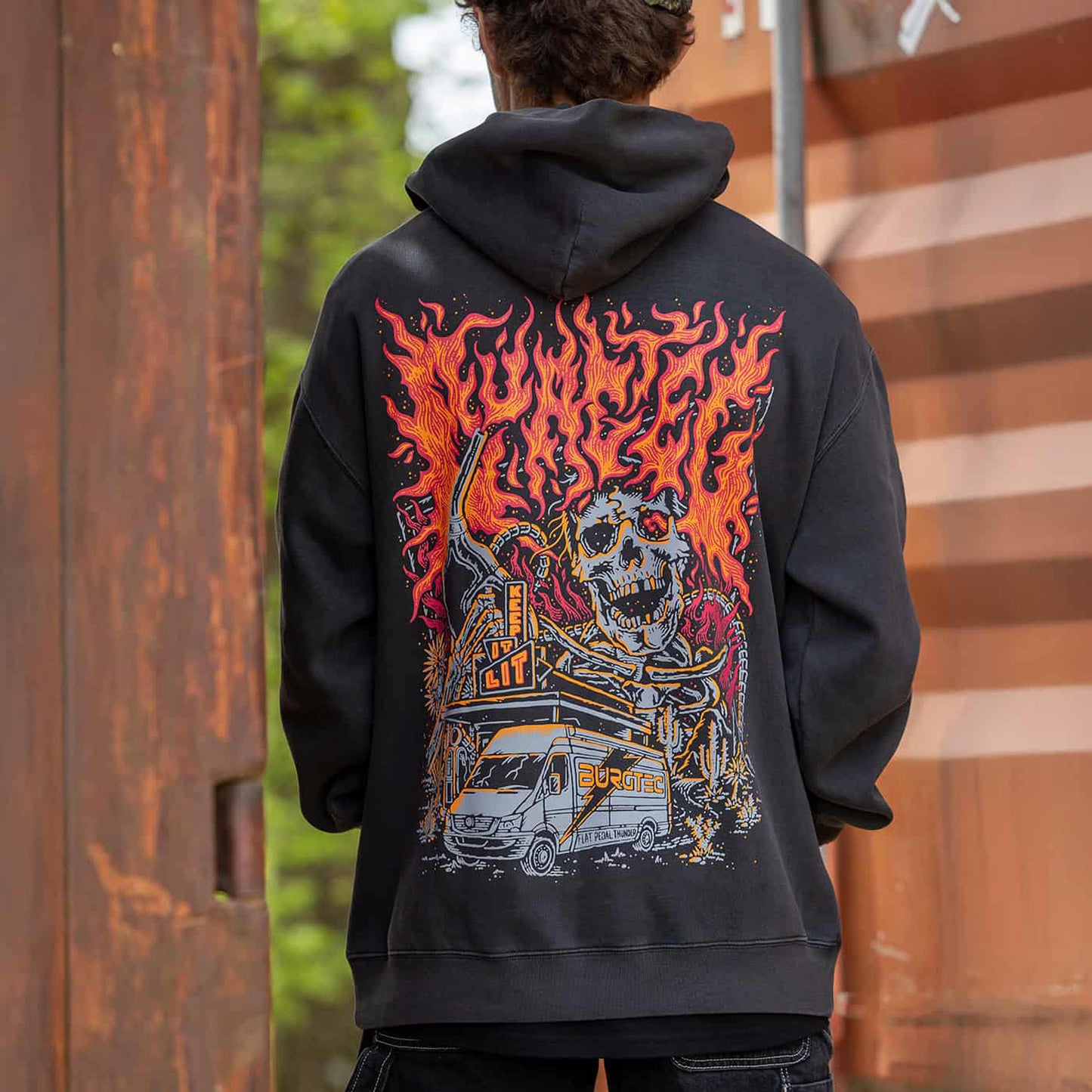 Sweat à Capuche BURGTEC KEEP IT LIT HOODIE