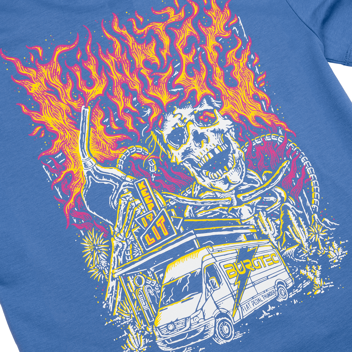 T-Shirt BURGTEC KEEP IT LIT Junior