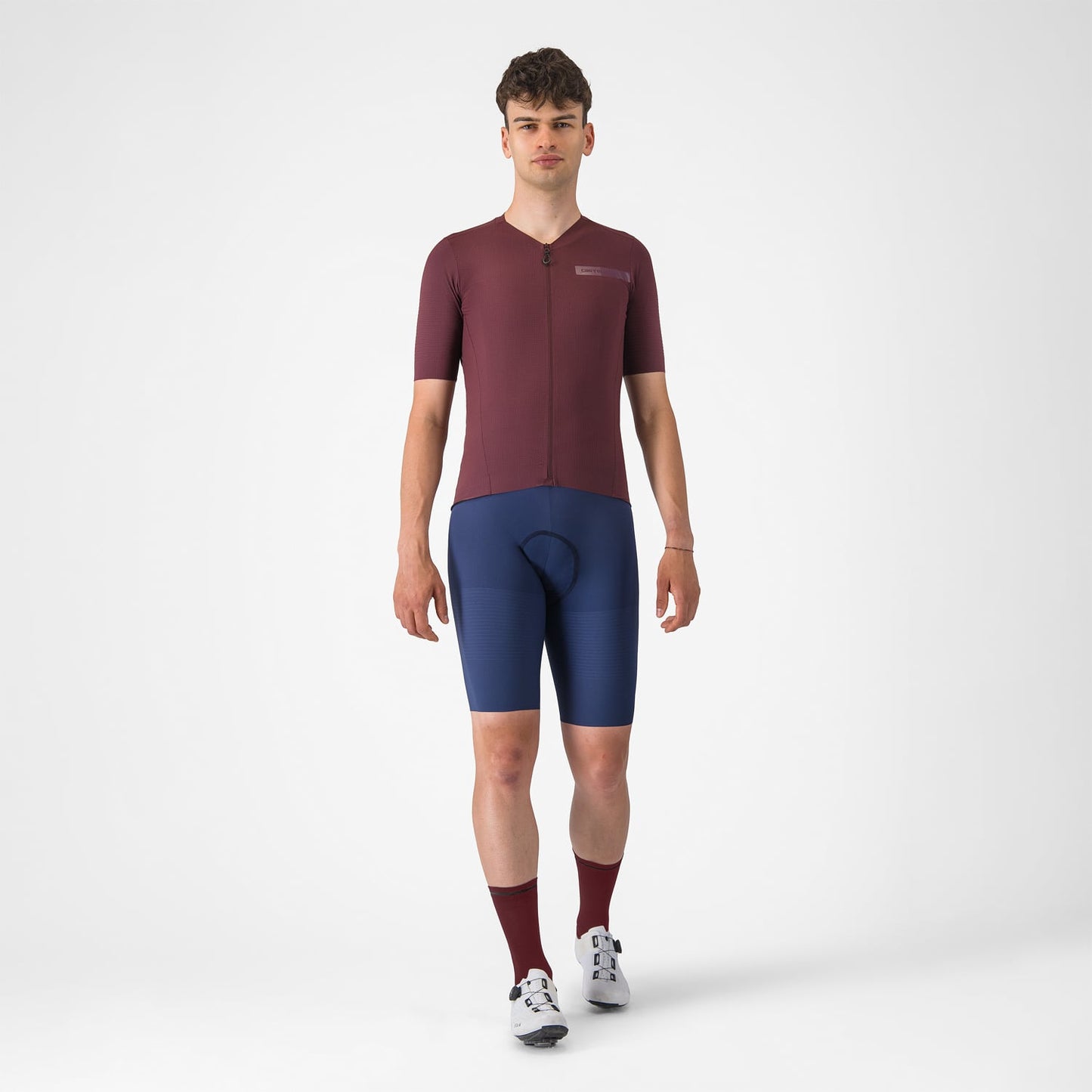 Maillot CASTELLI PREMIO EVO Mangas Cortas Burdeos