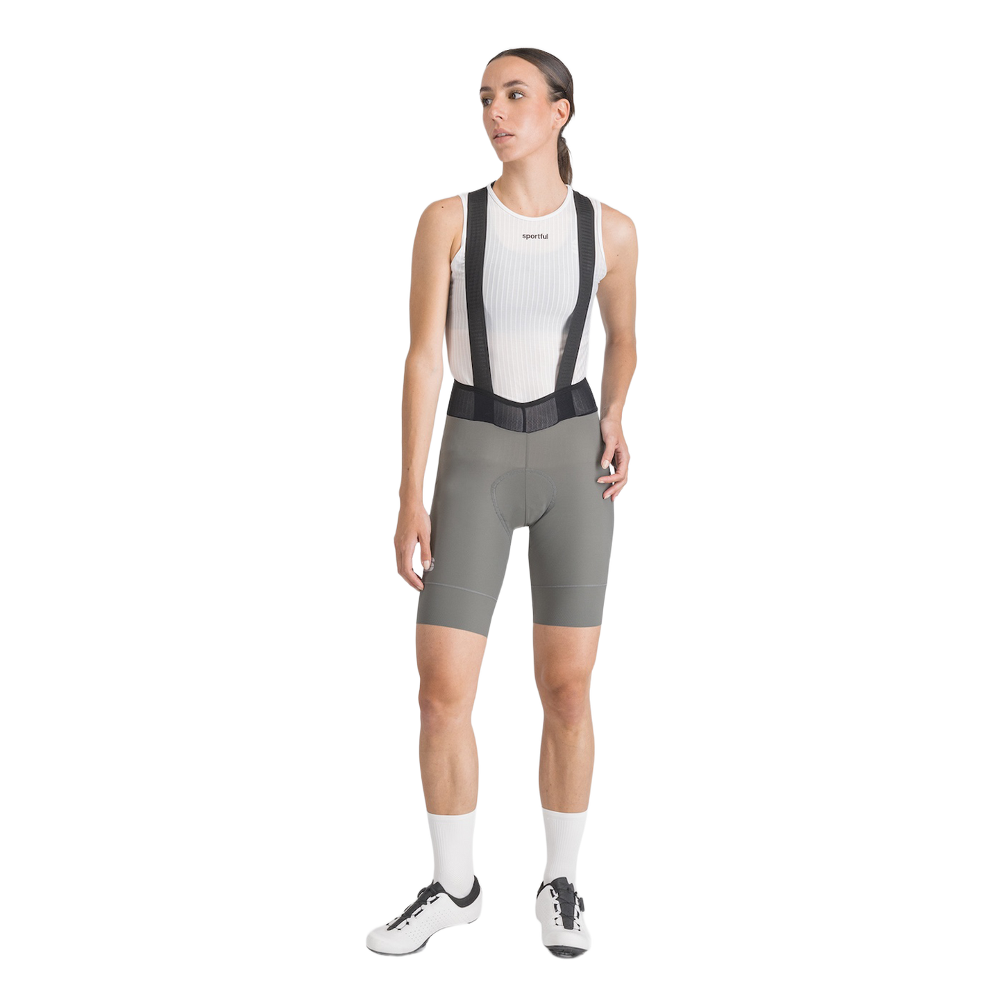 Cuissard Court à Bretelles SPORTFUL SRK Femme Gris