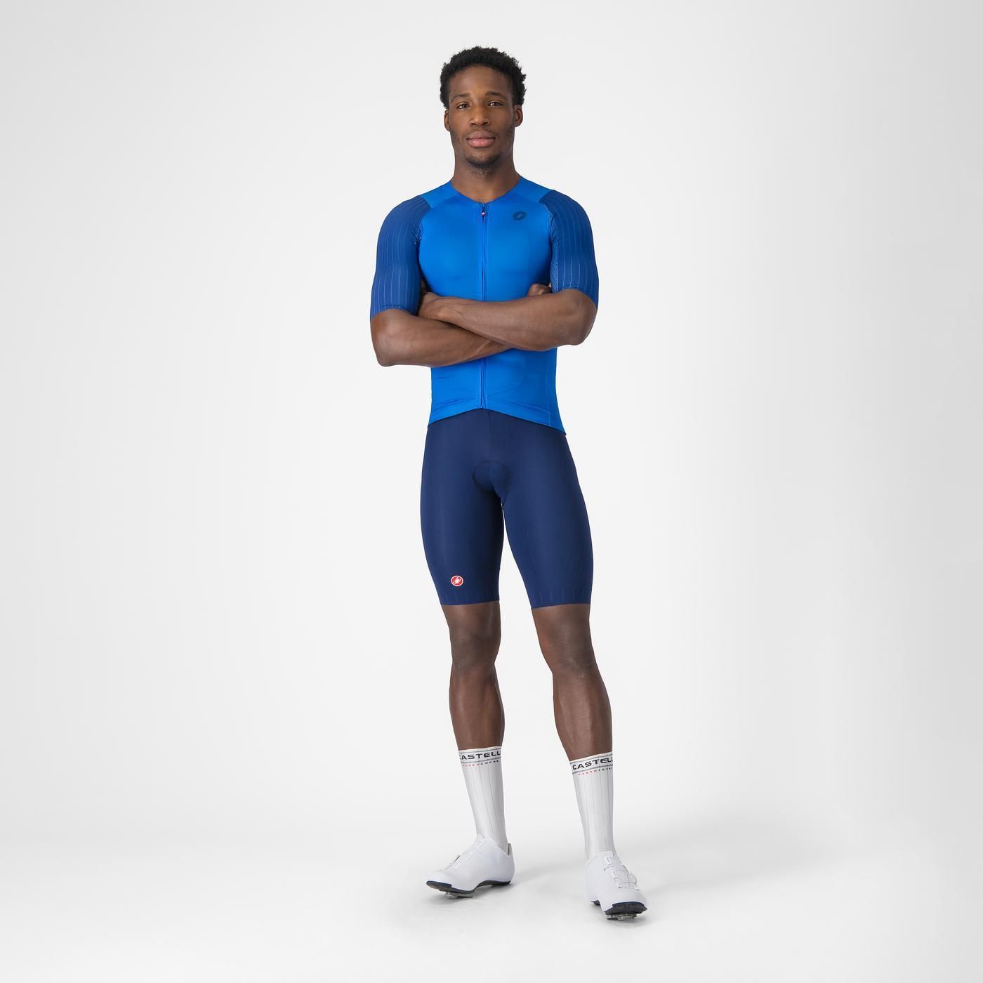Cuissard Court à Bretelles CASTELLI FREE AERO RACE S Marine