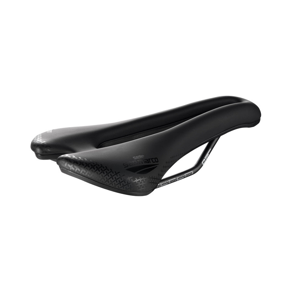 SAN MARCO ASPIDE SHORT COMFORT OPEN-FIT DYNAMIC S3 Width 144mm Manganese Rails Saddle
