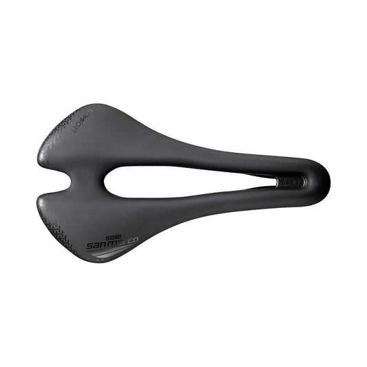 Sadul SAN MARCO ASPIDE SHORT COMFORT OPEN-FIT DYNAMIC S3 Laius 144mm Manganeesroolid