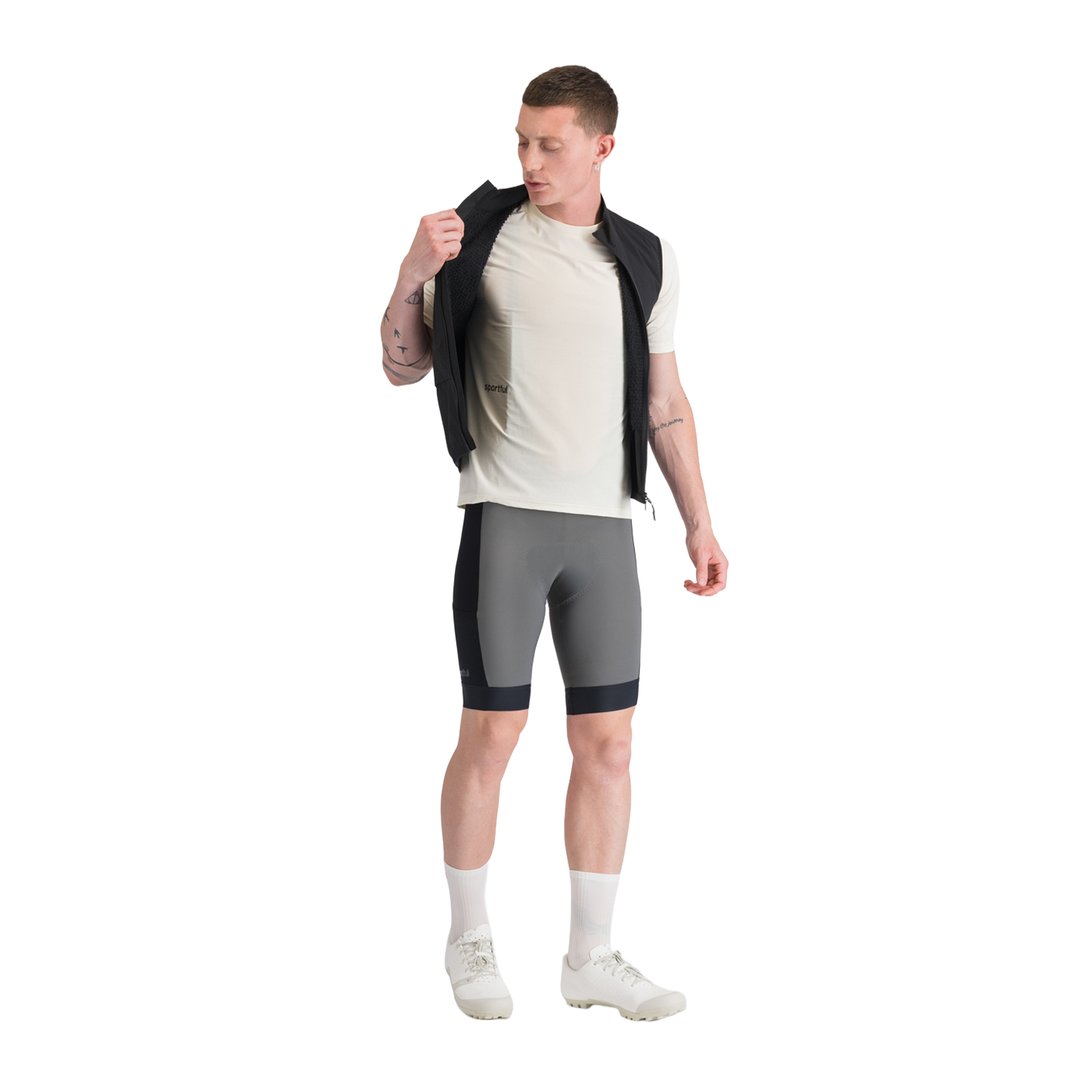 Cuissard Court à bretelles SPORTFUL SUPERGIARA 2 Gris/Noir
