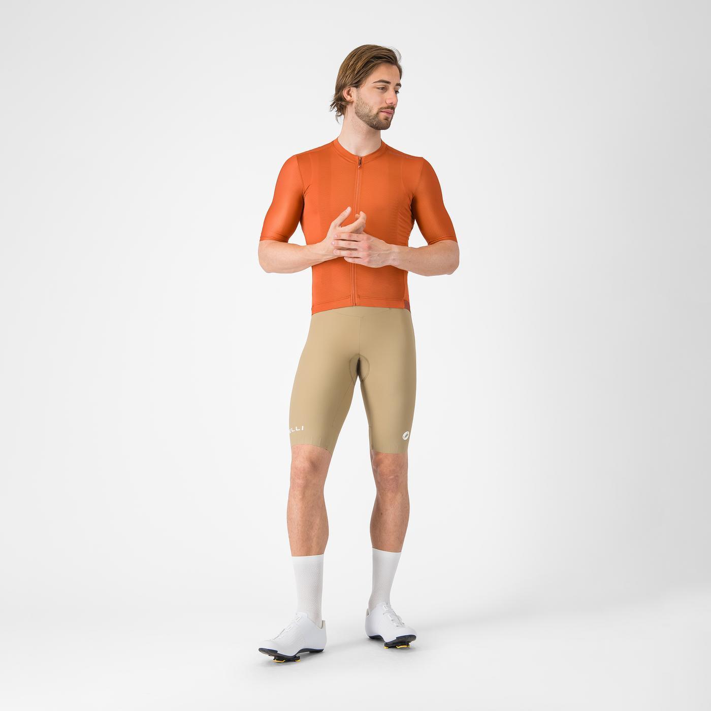 Cykelshorts med Seler CASTELLI ESPRESSO 2 Beige Elmwood