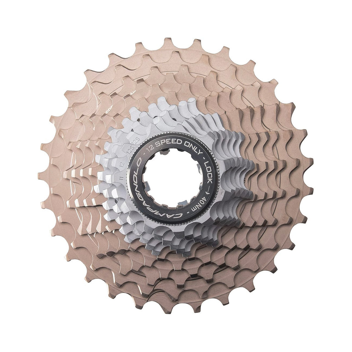 CAMPAGNOLO SUPER RECORD 12 pavarų kasetė – pagrindinė nuotrauka baltame fone