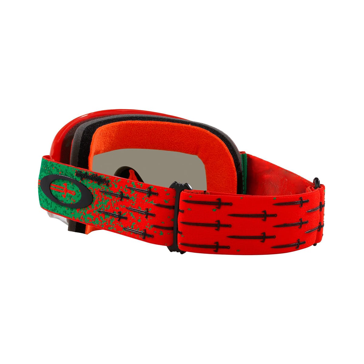 Maska OAKLEY O Frame MX TLD Carrack Orange Ekran Ciemnoszary OO7029-77