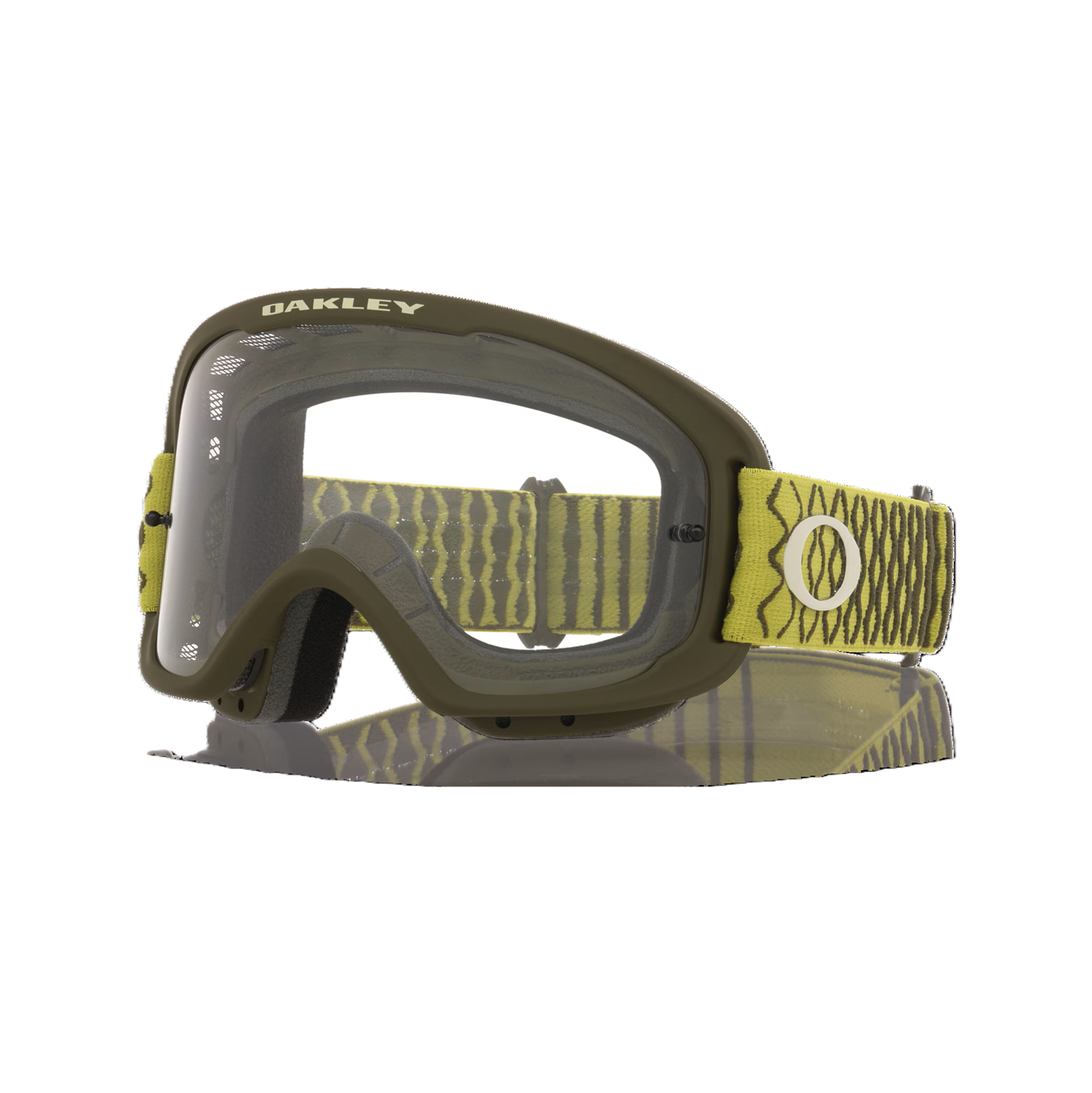 Masque OAKLEY O Frame Pro 2.0 MTB Cactus Dark Brush Ecran Transparent