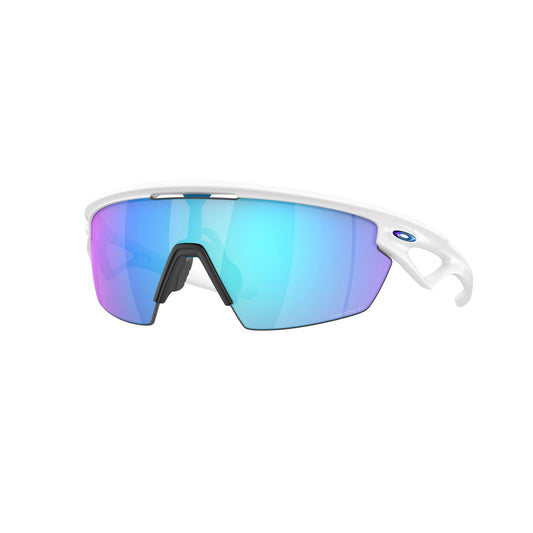 Lunettes OAKLEY SPHAERA Blanc Matt Prizm Sapphire Polarized - 0OO9403-0236