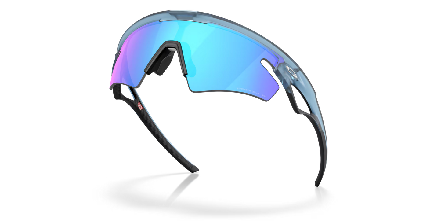 Brýle OAKLEY SPHAERA SLASH Matt Průhledná Kamenná Sklo Prizm Sapphire Polarized - OO9499-0336