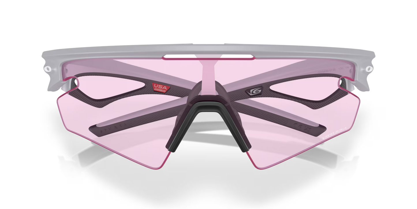 Briller OAKLEY SPHAERA SLASH Matt Fog Glas Prizm Low Light - OO9499-0736