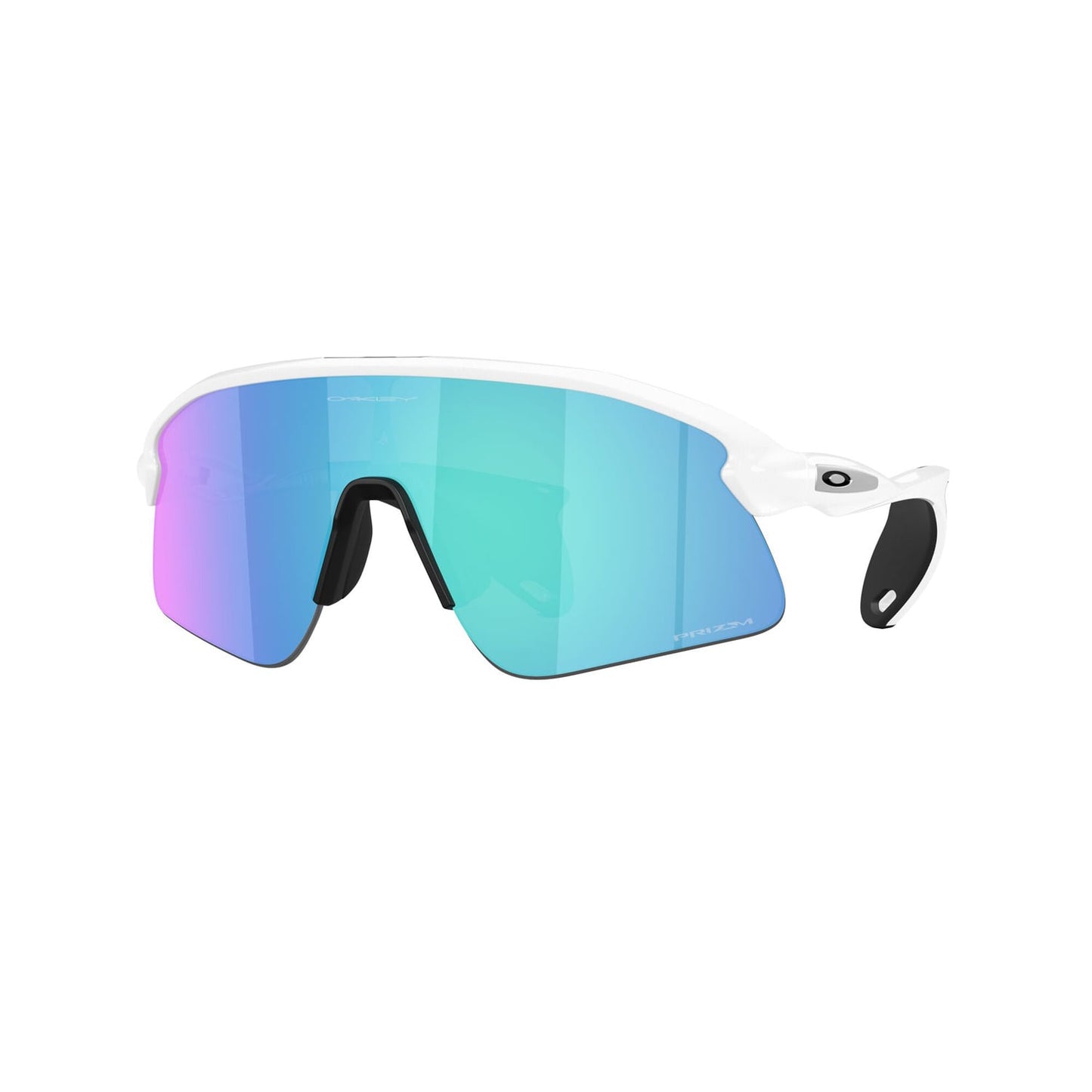 Lunettes OAKLEY STUNT DEVIL Blanc Matt Prizm Sapphire