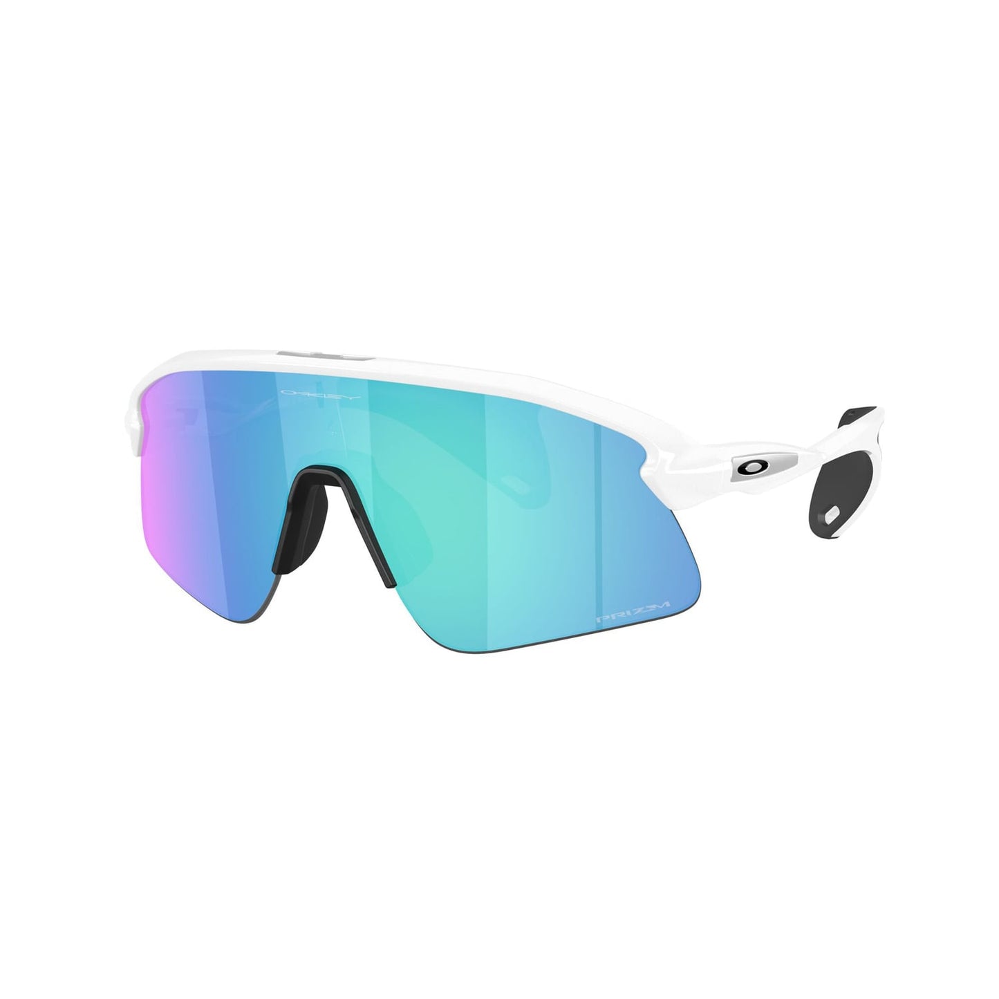 Lunettes OAKLEY STUNT DEVIL Blanc Matt Prizm Sapphire