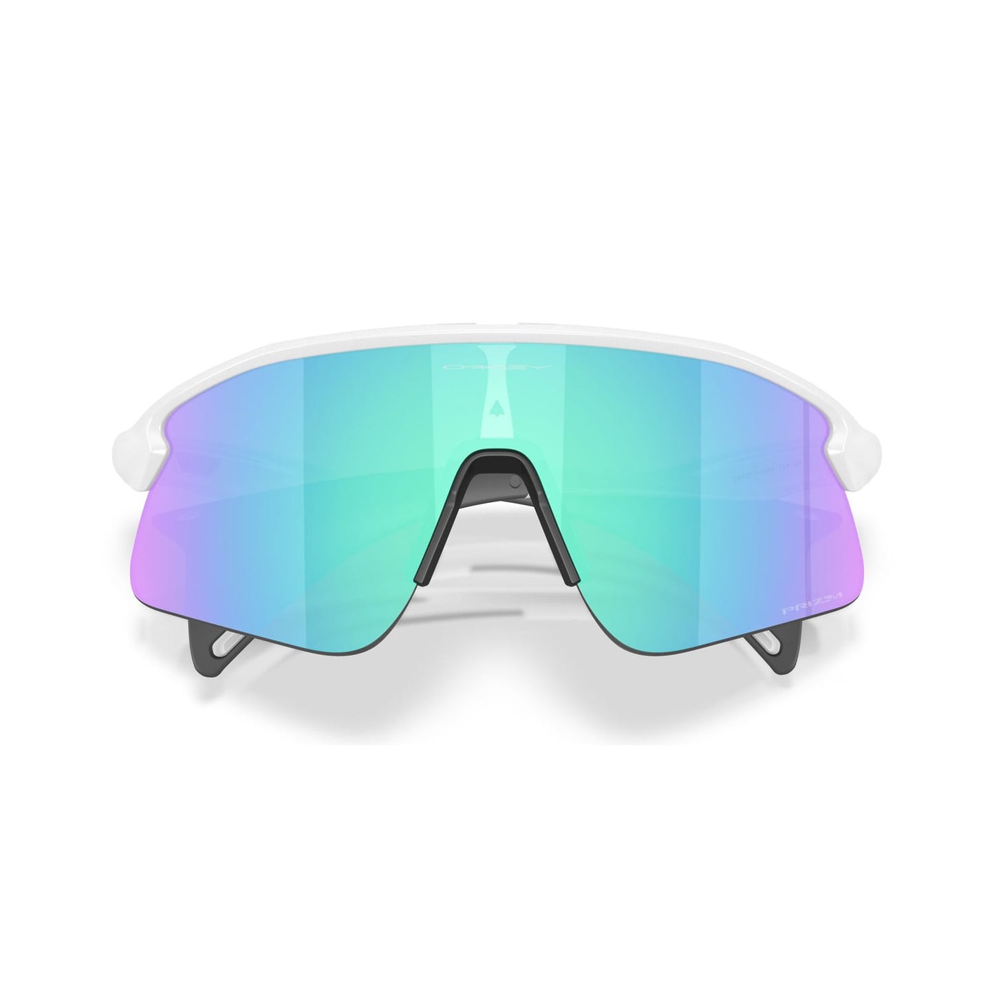 Lunettes OAKLEY STUNT DEVIL Blanc Matt Prizm Sapphire