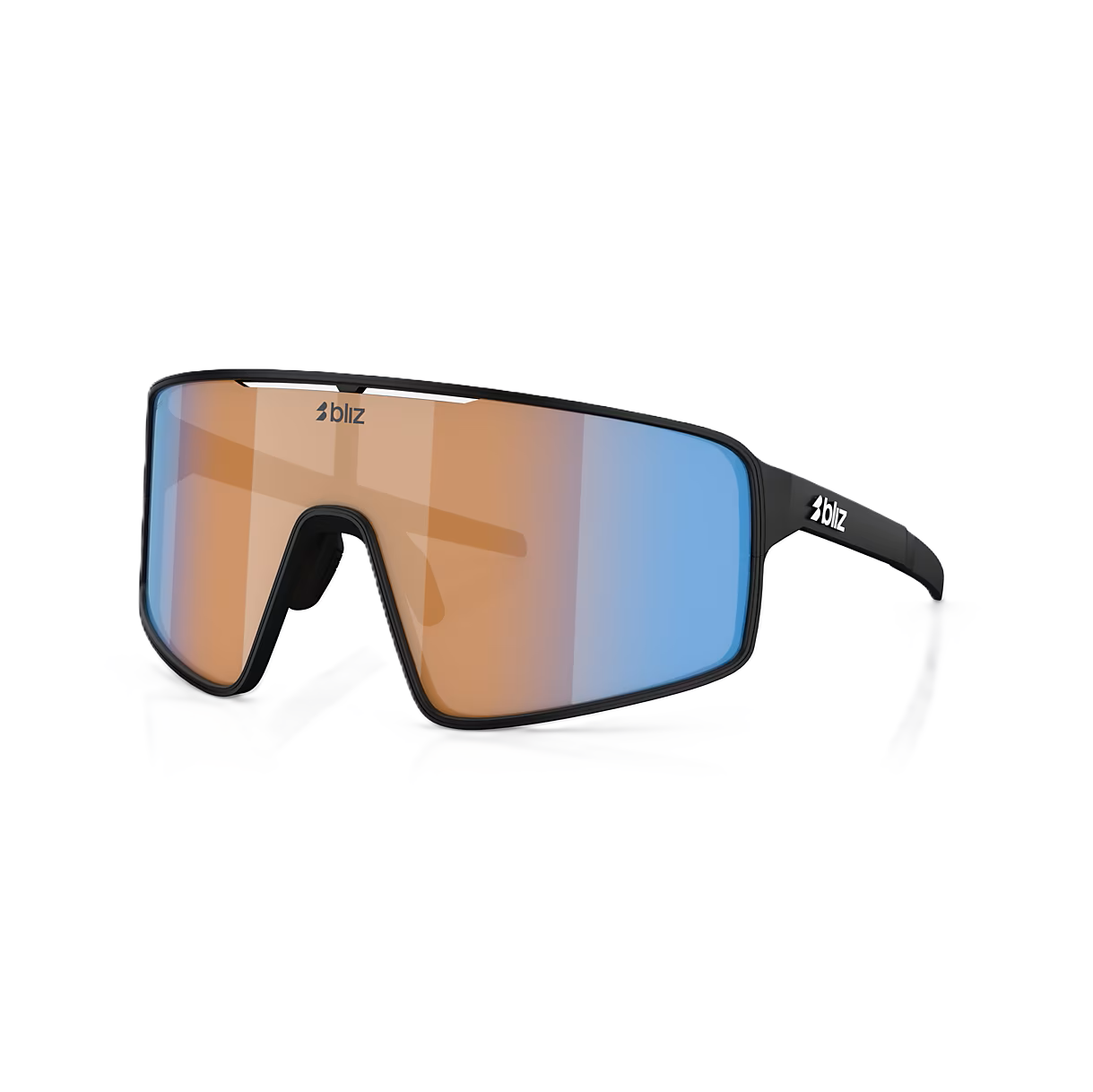 Brýle BLIZ P001 S Noir Matt Sklo Coral/Orange Bleu Irdium